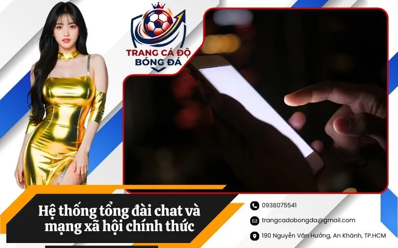 Hệ thống tổng đài chat và mạng xã hội chính thức