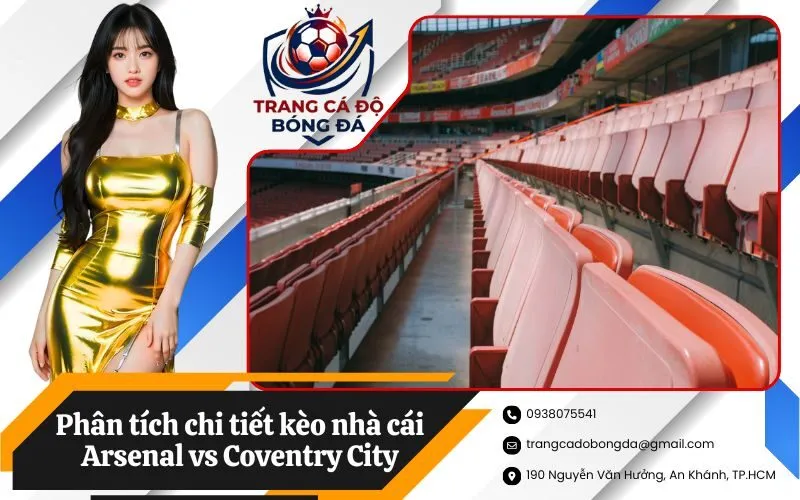 Phân tích chi tiết kèo nhà cái Arsenal vs Coventry City