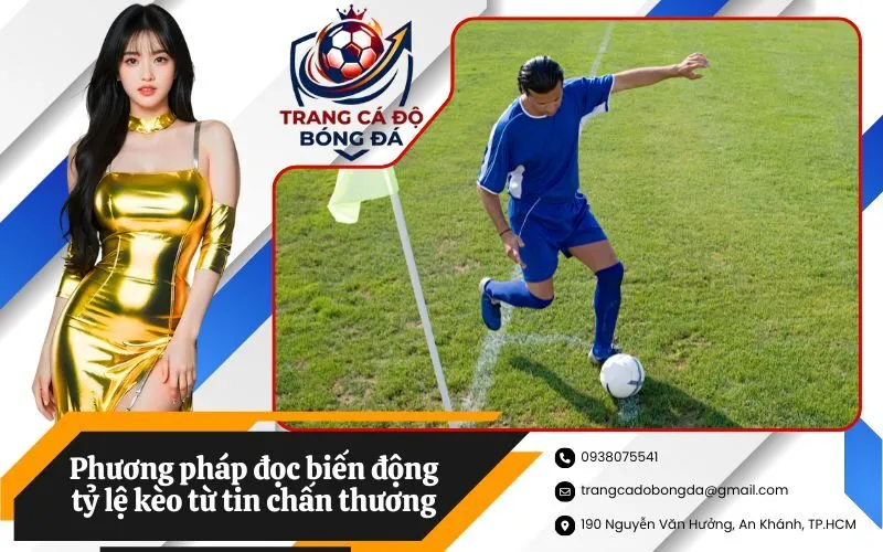 Phương pháp đọc biến động tỷ lệ kèo từ tin chấn thương